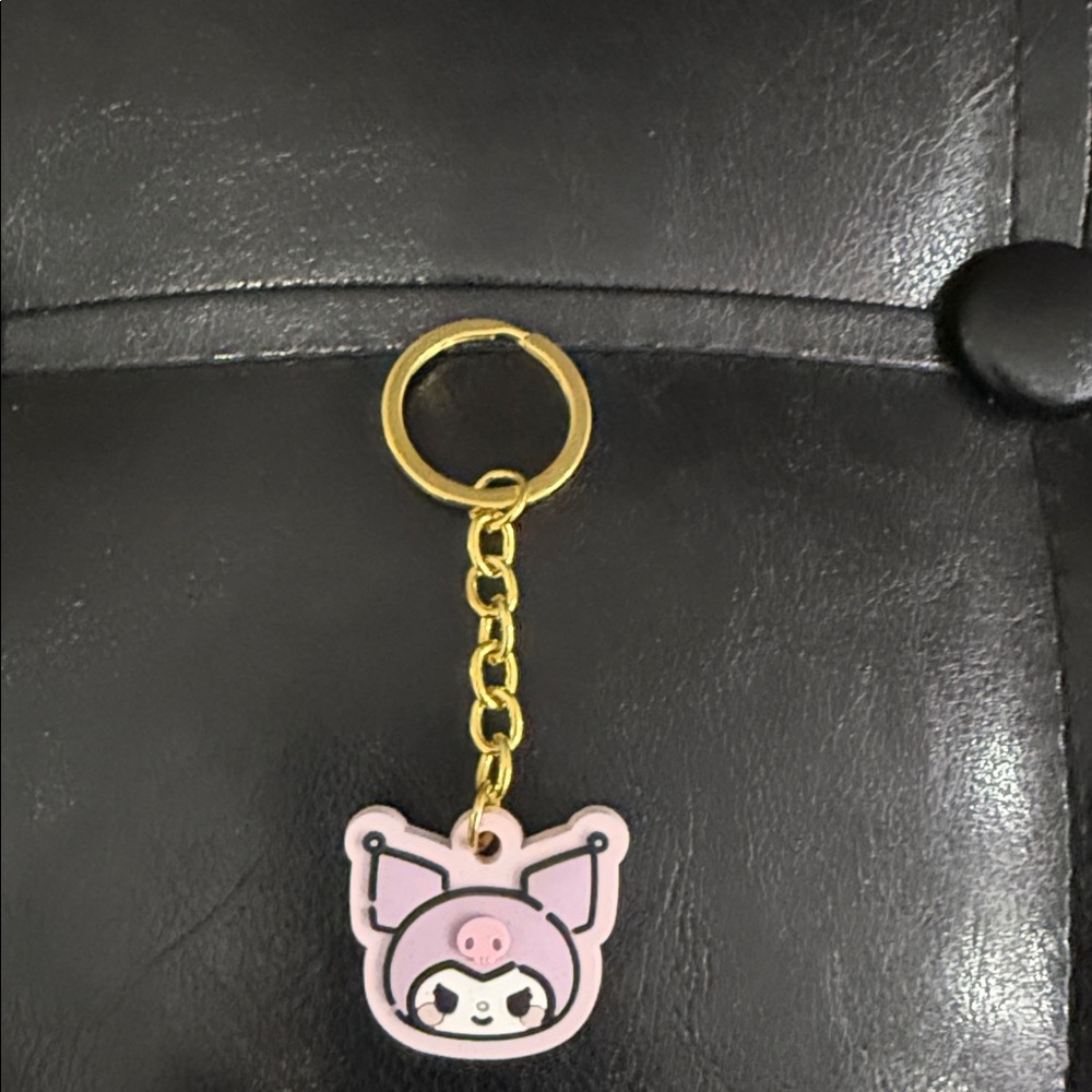 New Hello Kitty & Friends Kuromi Collector's Club Golden Key Chain